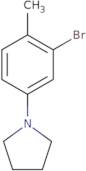 3-Bromo-4-methyl-1-pyrrolidinobenzene