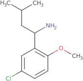 1-(5-Chloro-2-methoxyphenyl)-3-methylbutan-1-amine