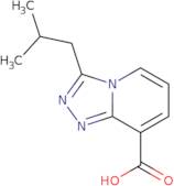 3-(2-Methylpropyl)-[1,2,4]triazolo[4,3-a]pyridine-8-carboxylic acid