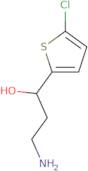 3-Amino-1-(5-chlorothiophen-2-yl)propan-1-ol