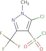 5-Chloro-1-methyl-3-(trifluoromethyl)-1H-pyrazole-4-sulfonyl chloride