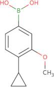 (4-Cyclopropyl-3-methoxyphenyl)boronic acid