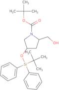 (2S,4R)-tert-Butyl4-((tert-butyldiphenylsilyl)oxy)-2-(hydroxymethyl)pyrrolidine-1-carboxylate