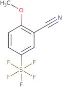 2-Methoxy-5-(pentafluorosulfur)benzonitrile