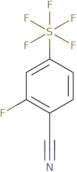 2-Fluoro-4-(pentafluorosulfur)benzonitrile