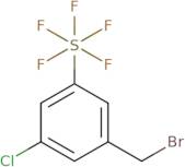 3-Chloro-5-(pentafluorosulfur)benzyl bromide