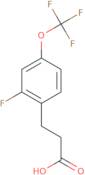 3-[2-Fluoro-4-(trifluoromethoxy)phenyl]propionic acid