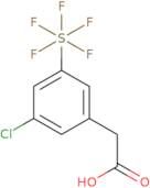 3-Chloro-5-(pentafluorosulfur)phenylacetic acid