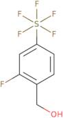 2-Fluoro-4-(pentafluorosulfur)benzyl alcohol