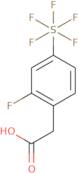 2-Fluoro-4-(pentafluorosulfur)phenylacetic acid