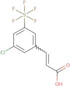 3-Chloro-5-(pentafluorosulfur)cinnamic acid