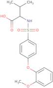 2-[4-(2-Methoxyphenoxy)benzenesulfonamido]-3-methylbutanoic acid