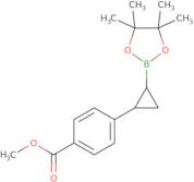 methyl 4-(2-(4,4,5,5-tetramethyl-1,3,2-dioxaborolan-2-yl)cyclopropyl)benzoate