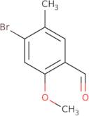 4-Bromo-2-methoxy-5-methylbenzaldehyde