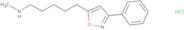 Methyl[5-(3-phenyl-1,2-oxazol-5-yl)pentyl]amine hydrochloride