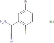 2-Amino-2-(5-bromo-2-fluorophenyl)acetonitrile hydrochloride