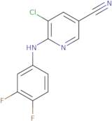 5-Chloro-6-[(3,4-difluorophenyl)amino]pyridine-3-carbonitrile