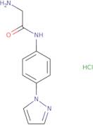 2-Amino-N-[4-(1H-pyrazol-1-yl)phenyl]acetamide hydrochloride