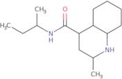 N-(Butan-2-yl)-2-methyl-decahydroquinoline-4-carboxamide