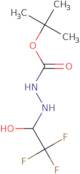 1-({[(tert-Butoxy)carbonyl]amino}amino)-2,2,2-trifluoroethan-1-ol