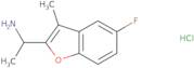 1-(5-Fluoro-3-methyl-1-benzofuran-2-yl)ethan-1-amine hydrochloride