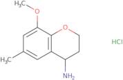 8-Methoxy-6-methyl-3,4-dihydro-2H-1-benzopyran-4-amine hydrochloride