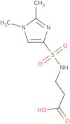 3-(1,2-Dimethyl-1H-imidazole-4-sulfonamido)propanoic acid