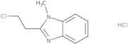 2-(2-Chloroethyl)-1-methyl-1H-1,3-benzodiazole hydrochloride