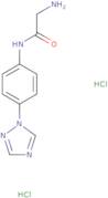 2-Amino-N-[4-(1H-1,2,4-triazol-1-yl)phenyl]acetamide dihydrochloride