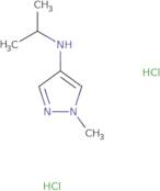 1-Methyl-N-(propan-2-yl)-1H-pyrazol-4-amine dihydrochloride