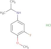 3-Fluoro-4-methoxy-N-(propan-2-yl)aniline hydrochloride