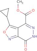 Methyl 3-cyclopropyl-7-oxo-6H,7H-[1,2]oxazolo[3,4-d]pyridazine-4-carboxylate