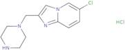 1-({6-Chloroimidazo[1,2-a]pyridin-2-yl}methyl)piperazine hydrochloride