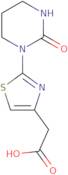 2-[2-(2-Oxo-1,3-diazinan-1-yl)-1,3-thiazol-4-yl]acetic acid