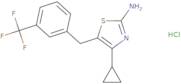 4-Cyclopropyl-5-{[3-(trifluoromethyl)phenyl]methyl}-1,3-thiazol-2-amine hydrochloride