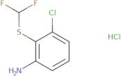 3-Chloro-2-[(difluoromethyl)sulfanyl]aniline hydrochloride