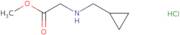 Methyl 2-[(cyclopropylmethyl)amino]acetate hydrochloride