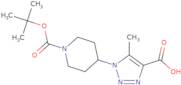 1-{1-[(tert-Butoxy)carbonyl]piperidin-4-yl}-5-methyl-1H-1,2,3-triazole-4-carboxylic acid