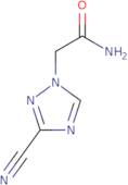 2-(3-Cyano-1H-1,2,4-triazol-1-yl)acetamide