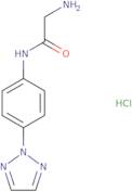 2-Amino-N-[4-(2H-1,2,3-triazol-2-yl)phenyl]acetamide hydrochloride