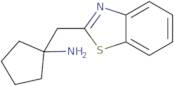 1-(1,3-Benzothiazol-2-ylmethyl)cyclopentan-1-amine