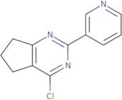 3-{4-Chloro-5H,6H,7H-cyclopenta[D]pyrimidin-2-yl}pyridine