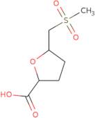 5-(Methanesulfonylmethyl)oxolane-2-carboxylic acid