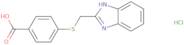 4-[(1H-1,3-Benzodiazol-2-ylmethyl)sulfanyl]benzoic acid hydrochloride