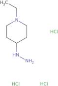1-Ethyl-4-hydrazinylpiperidine trihydrochloride