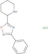 2-(3-Phenyl-1,2,4-oxadiazol-5-yl)piperidine hydrochloride