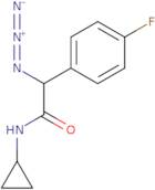 2-Azido-N-cyclopropyl-2-(4-fluorophenyl)acetamide