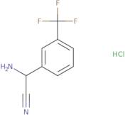 2-Amino-2-[3-(trifluoromethyl)phenyl]acetonitrile hydrochloride