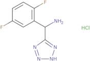 (2,5-Difluorophenyl)(1H-1,2,3,4-tetrazol-5-yl)methanamine hydrochloride