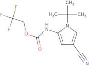 2,2,2-Trifluoroethyl N-(1-tert-butyl-4-cyano-1H-pyrrol-2-yl)carbamate